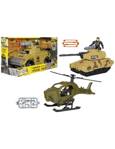VEICOLO MILITARE CON ACCESSORI