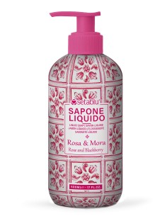 SAPONE MANI 500 ml MAIOLICHE ROSA E MORA