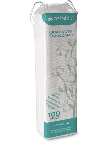 QAUDROTTI STRUCCANTI COTONO 100 Pz