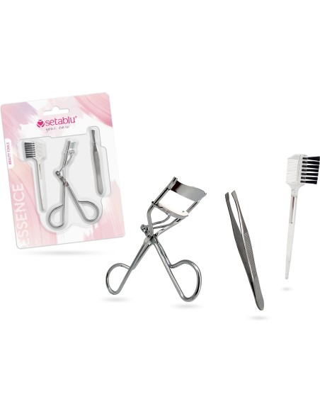SET CIGLIA 3 Pz - PIEGACIGLIA - PINZETTA -