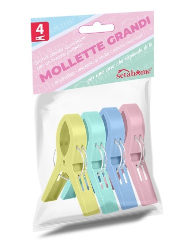 MOLLETTE BIG IN PLASTICA MULTIUSO 4 Pz
