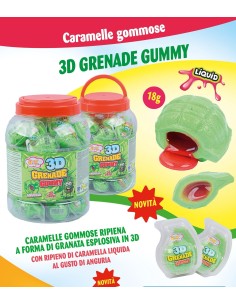 3D GRENADE GUMMY 18 gr (50 Pz)