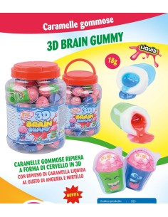 3D BRAIN GUMMY 18 gr (50 Pz)