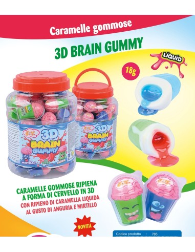 3D BRAIN GUMMY 18 gr (50 Pz)