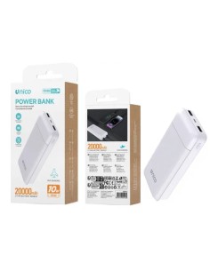 UNICO POWER BANK 20000 mAh BIANCO