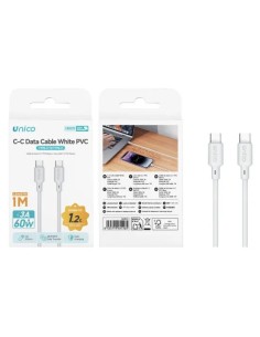 UNICO DATA CABLE WHITE PVC C to C 3A