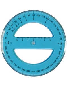 GONIOMETRO PLASTICA 360° CM12 (20 Pz)