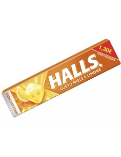 HALLS 33,5gr HONEY LEMON SUGAR FREE (20 Pz)