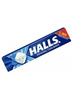 HALLS 32gr ORIGINAL SUGAR FREE (20 Pz)