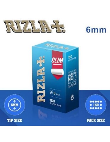 FILTRI RIZLA SLIM 6mm (150 filtri x10 Pz) cod. art.C00003008