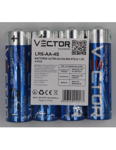 BATTERIE VECTOR STILO ALKALINE (4x12 pz)