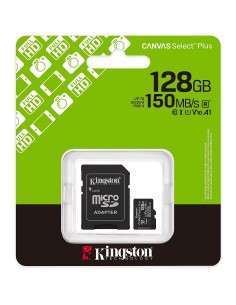 MICROSD HC C10 HD VIDEO KINGSTON CANVAS 128GB