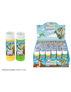BOLLE DI SAPONE DINO 60 ML (36 Pz)