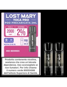 LOST MARY TOCA POD PRO 2 Refill 20ml-MIX BERRIES 10Pz cod.prod.P