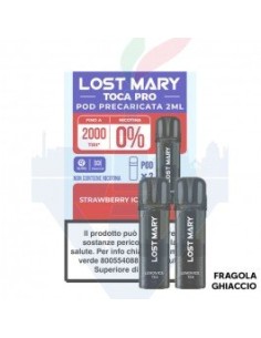 LOST MARY TOCA POD PRO 2 Refill 20ml-STRAWBERRY ICE 10Pz cod.pro
