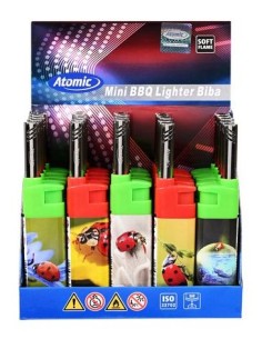 ACCENDIGAS ATOMIC BIBA MINI BBQ LADYBUGS (50 Pz) 2