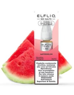 ELFLIQ NIC SALTS-WATERMELON-NICOTINA 2% 10 ml (5 Pz) cod.prod. P