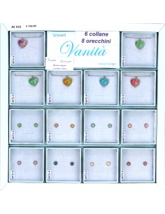 EXPO 6 COLLANE + 8 ORECCHINI (14 Pz)