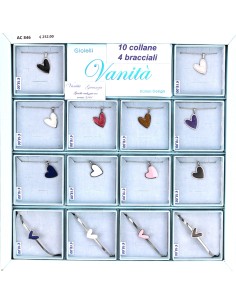 EXPO 10 Collane + 4 Bracciali (14 Pz)