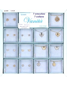EXPO 7 Collane + 7 Orecchini (14 Pz)