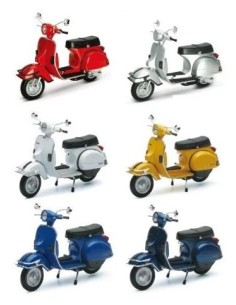 DIE CAST VESPA MODELS scala 1:12