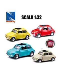 FIAT 500F 4 Colori scala 1:32