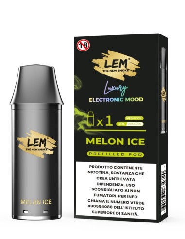 LEM CARTUCCIA MONOUSO (5Pz) GUSTO MELONE ICE cod.prod.PLN011957